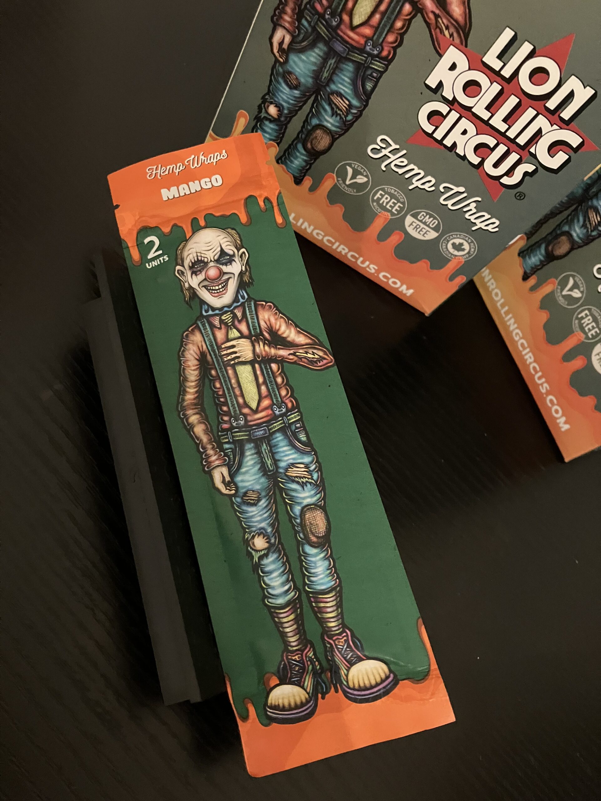 Lion Rolling Circus - Mango Hemp Wraps - Image 3