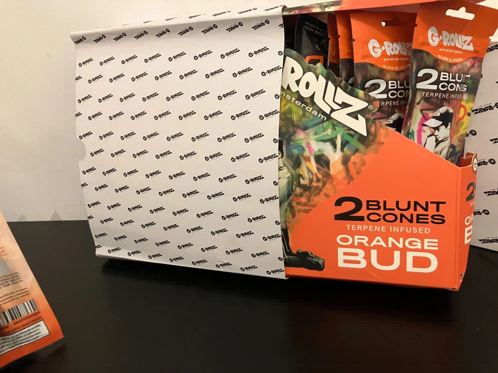 G-Rollz Banksy Graffiti - Orange Bud Terpene Cones - Image 4